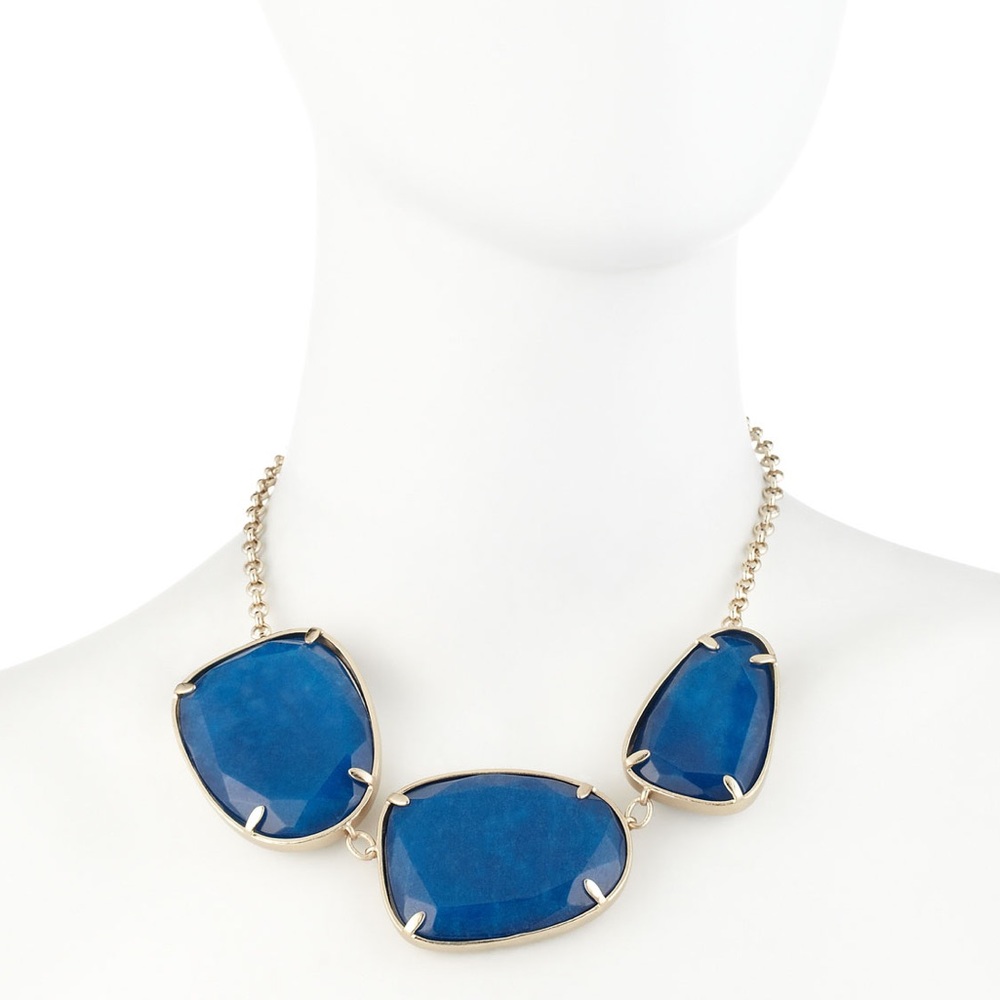 Rare Kendra Scott Blue Galeana Necklace